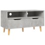 Mueble de TV madera de ingeniería gris hormigón 90x40x48,5 cm en Muebles TV | Comprar online en Foru.es