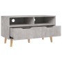 Mueble de TV madera de ingeniería gris hormigón 90x40x48,5 cm en Muebles TV | Comprar online en Foru.es