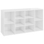 Banco zapatero madera contrachapada blanco brillo 103x30x54,5cm de , Zapateros y organizadores de calzado - Ref: Foro24-80329...