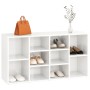 Banco zapatero madera contrachapada blanco brillo 103x30x54,5cm de , Zapateros y organizadores de calzado - Ref: Foro24-80329...