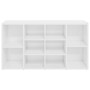 Banco zapatero madera contrachapada blanco brillo 103x30x54,5cm de , Zapateros y organizadores de calzado - Ref: Foro24-80329...