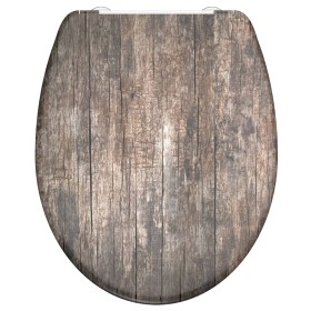 SCHÜTTE Asiento de WC duroplast con cierre suave estampado OLD WOOD de , Asientos de inodoros y bidés - Ref: Foro24-435103, P...