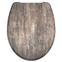 SCHÜTTE Asiento de WC duroplast con cierre suave estampado OLD WOOD de , Asientos de inodoros y bidés - Ref: Foro24-435103, P...