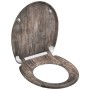 SCHÜTTE Asiento de WC duroplast con cierre suave estampado OLD WOOD de , Asientos de inodoros y bidés - Ref: Foro24-435103, P...