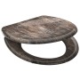 SCHÜTTE Asiento de WC duroplast con cierre suave estampado OLD WOOD de , Asientos de inodoros y bidés - Ref: Foro24-435103, P...