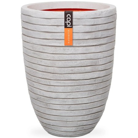 Capi Jarrón Nature Row KRWI782 elegante bajo color marfil 36x47 cm de , Maceteros y jardineras - Ref: Foro24-424276, Precio: ...