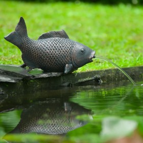 Ubbink Fuente de jardín con chorro y en forma de pez tumbado de , Fuentes y cascadas - Ref: Foro24-442056, Precio: 50,37 €, D...