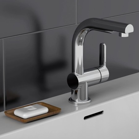 SCHÜTTE Grifo mezclador de lavabo con ducha extraíble LONDON cromado de , Grifos - Ref: Foro24-434558, Precio: 98,93 €, Descu...