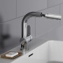 SCHÜTTE Grifo mezclador de lavabo con ducha extraíble LONDON cromado de , Grifos - Ref: Foro24-434558, Precio: 98,93 €, Descu...