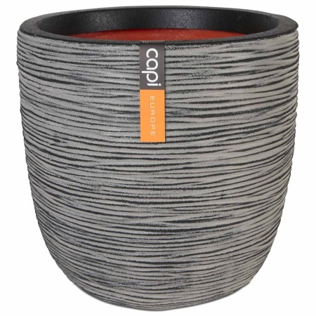 Capi Macetero Nature Rib gris antracita 43x41 cm KOFZ933 de , Maceteros y jardineras - Ref: Foro24-424243, Precio: 96,11 €, D...