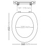 RIDDER Asiento de inodoro de cierre suave Premium blanco A0070700 de , Movilidad y accesibilidad - Ref: Foro24-421609, Precio...