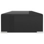 Soporte para TV/Elevador monitor cristal negro 70x30x13 cm de , Muebles TV - Ref: Foro24-244136, Precio: 93,92 €, Descuento: %