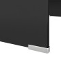 Soporte para TV/Elevador monitor cristal negro 70x30x13 cm de , Muebles TV - Ref: Foro24-244136, Precio: 93,92 €, Descuento: %