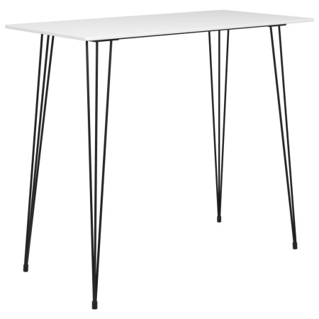 Mesa alta de cocina blanco 120x60x105 cm en Mesas de comedor | Comprar online en Foru.es