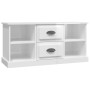Mueble de TV madera contrachapada blanco brillo 99,5x35,5x48 cm de , Muebles TV - Ref: Foro24-816274, Precio: 74,68 €, Descue...