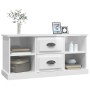 Mueble de TV madera contrachapada blanco brillo 99,5x35,5x48 cm de , Muebles TV - Ref: Foro24-816274, Precio: 74,68 €, Descue...