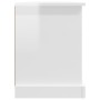 Mueble de TV madera contrachapada blanco brillo 99,5x35,5x48 cm de , Muebles TV - Ref: Foro24-816274, Precio: 74,68 €, Descue...