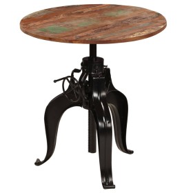 Mesa de bar madera maciza reciclada 75x(76-110) cm de , Mesas de cocina y de comedor - Ref: Foro24-245269, Precio: 249,97 €, ...