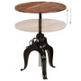 Mesa de bar madera maciza reciclada 75x(76-110) cm de , Mesas de cocina y de comedor - Ref: Foro24-245269, Precio: 249,97 €, ...