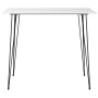 Mesa alta de cocina blanco 120x60x105 cm en Mesas de comedor | Comprar online en Foru.es