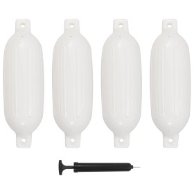 Parachoques para barco 4 unidades PVC blanco 58,5x16,5 cm de , Atracada y anclaje - Ref: Foro24-92386, Precio: 75,43 €, Descu...
