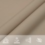 Toldo de vela rectangular tela Oxford gris taupe 4x5 m de , Sombrillas - Ref: Foro24-135436, Precio: 65,73 €, Descuento: %