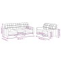 Juego de sofás con cojines 2 piezas tela rojo tinto de , Sofás - Ref: Foro24-3201328, Precio: 451,25 €, Descuento: %