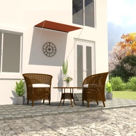 Toldo retráctil naranja y marrón 200x150 cm de , Toldos - Ref: Foro24-145895, Precio: 45,36 €, Descuento: %