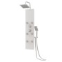 Panel ducha de vidrio 25x47,5x130 cm blanco de , Boquillas de chorro para bañeras y duchas - Ref: Foro24-151419, Precio: 203,...