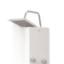 Panel ducha de vidrio 25x47,5x130 cm blanco de , Boquillas de chorro para bañeras y duchas - Ref: Foro24-151419, Precio: 203,...