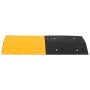 Badén de velocidad caucho amarillo y negro 97x32,5x4 cm de , Señales de carretera y tráfico - Ref: Foro24-153106, Precio: 72,...