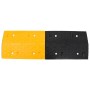 Badén de velocidad caucho amarillo y negro 97x32,5x4 cm de , Señales de carretera y tráfico - Ref: Foro24-153106, Precio: 72,...