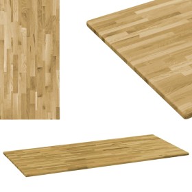Tablero de mesa rectangular madera maciza roble 23 mm 140x60 cm de , Tableros para mesas - Ref: Foro24-245991, Precio: 180,76...