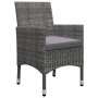 Juego de comedor de jardín de 7 piezas gris de vidaXL, Conjuntos de jardín - Ref: Foro24-3067856, Precio: 562,08 €, Descuento: %