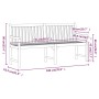 Banco de jardín de madera maciza de acacia 180 cm de , Bancos de jardín - Ref: Foro24-316612, Precio: 216,99 €, Descuento: %