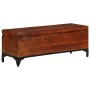 Baúl de almacenaje de madera maciza de acacia 110x35x41 cm de , Baúles para juguetes - Ref: Foro24-328304, Precio: 214,39 €, ...