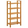 Zapatero con 5 estantes madera maciza de roble 50x27x100 cm de , Zapateros y organizadores de calzado - Ref: Foro24-331747, P...