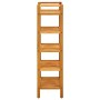 Zapatero con 5 estantes madera maciza de roble 50x27x100 cm de , Zapateros y organizadores de calzado - Ref: Foro24-331747, P...