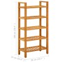 Zapatero con 5 estantes madera maciza de roble 50x27x100 cm de , Zapateros y organizadores de calzado - Ref: Foro24-331747, P...