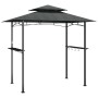 Cenador barbacoa estante lateral acero antracita 240x150x243 cm de , Carpas y cenadores - Ref: Foro24-360140, Precio: 185,19 ...