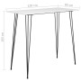 Mesa alta de cocina blanco 120x60x105 cm en Mesas de comedor | Comprar online en Foru.es
