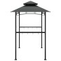 Cenador barbacoa estante lateral acero antracita 240x150x243 cm de , Carpas y cenadores - Ref: Foro24-360140, Precio: 185,19 ...