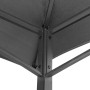 Cenador barbacoa estante lateral acero antracita 240x150x243 cm de , Carpas y cenadores - Ref: Foro24-360140, Precio: 185,19 ...