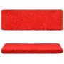 Alfombrillas de escalera 10 unidades rojo 65x21x4 cm de vidaXL, Alfombrillas para escalones - Ref: Foro24-149829, Precio: 55,...