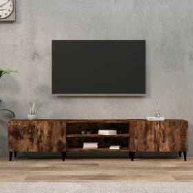 Mueble para TV madera contrachapada roble ahumado 180x31,5x40cm de , Muebles TV - Ref: Foro24-816269, Precio: 112,36 €, Descu...