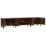 Mueble para TV madera contrachapada roble ahumado 180x31,5x40cm de , Muebles TV - Ref: Foro24-816269, Precio: 112,36 €, Descu...