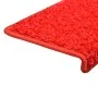 Alfombrillas de escalera 10 unidades rojo 65x21x4 cm de vidaXL, Alfombrillas para escalones - Ref: Foro24-149829, Precio: 54,...