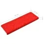 Alfombrillas de escalera 10 unidades rojo 65x21x4 cm de vidaXL, Alfombrillas para escalones - Ref: Foro24-149829, Precio: 54,...