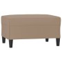 Reposapiés de cuero sintético color capuchino 70x55x41 cm de , Otomanas - Ref: Foro24-349316, Precio: 64,13 €, Descuento: %