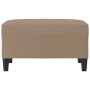 Reposapiés de cuero sintético color capuchino 70x55x41 cm de , Otomanas - Ref: Foro24-349316, Precio: 64,13 €, Descuento: %